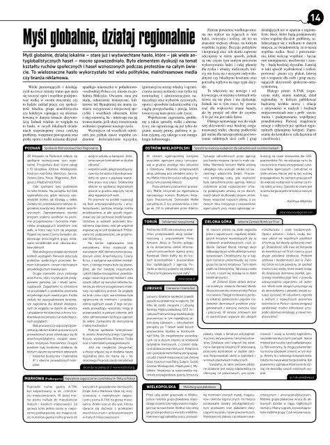 A-Tak // Anarchistyczna Gazeta Uliczna // nr 2