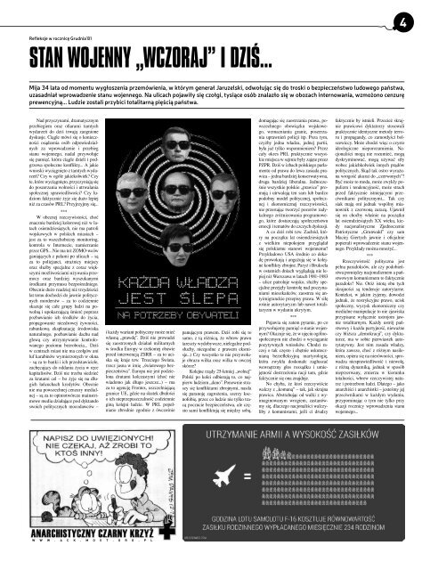 A-Tak // Anarchistyczna Gazeta Uliczna // nr 2