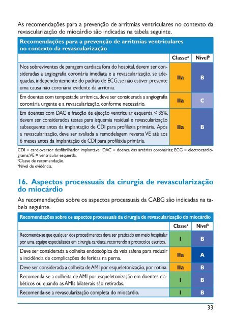 RECOMENDAÇÕES DE BOLSO DA ESC