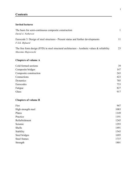 EUROSTEEL 2008 - ECCS Publications - E-store