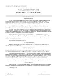 Apuntes de Formulación Química Orgánica en pdf - Alonso Formula