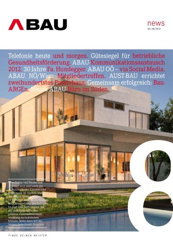 Ausgabe 01/2012 - austria bau