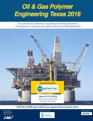 Oil & Gas Polymer Engineering Texas 2016
