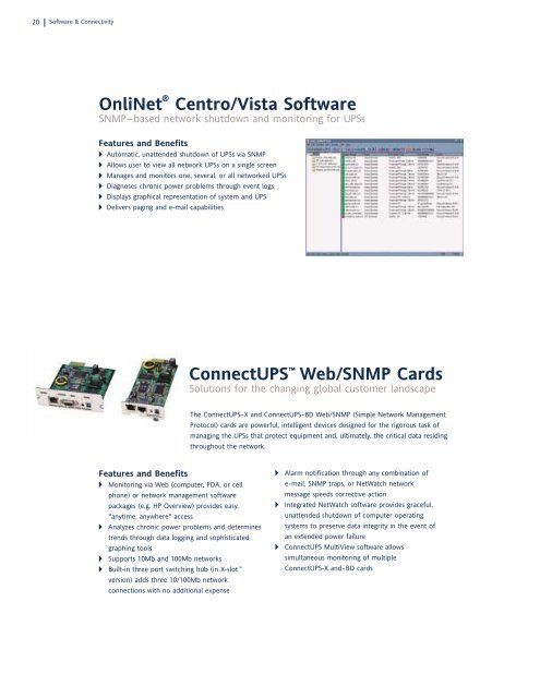 Powerware UPS product catalog - Power & Systems Innovations