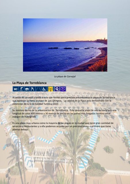 Las Playas de Fuengirola