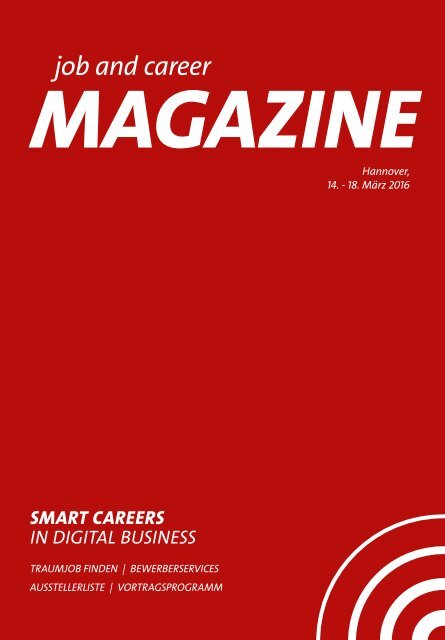 job and career at CeBIT 2016 MAGAZINE