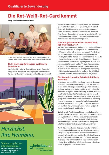 Ausgabe 2 (2011) Wohnkultur - SPÃ– Simmering