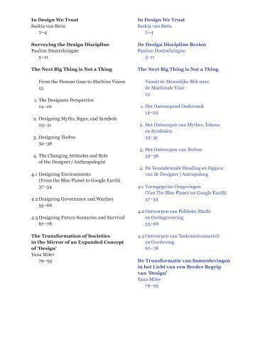 THE NEXT BIG THING IS NOT A THING