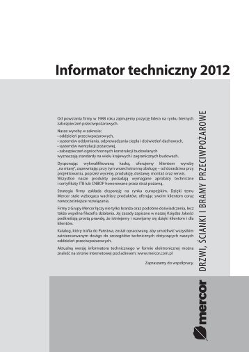 Informator techniczny 2012