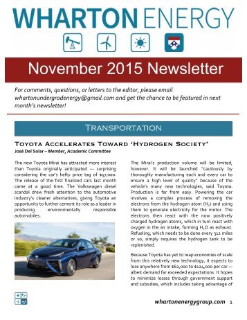 WUEG November 2015 Newsletter