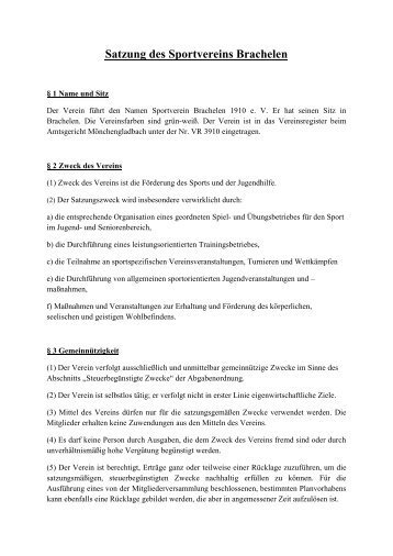 Satzungsentwurf SVB (Stand 06.03.2015)