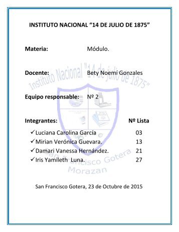 TRABAJO FINAL DE MODULO