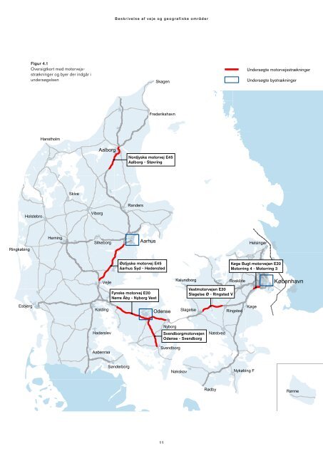 Støjgener fra byveje og motorveje