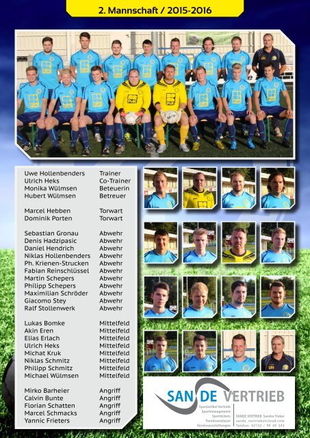 Sport Club Aktuell - Ausgabe 23 - 13.03.2016 - VFL Speldorf