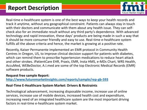 Real-Time E-Healthcare System Market