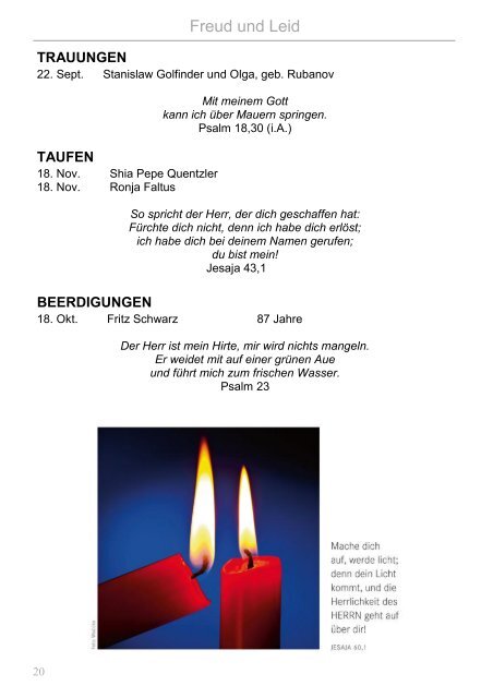 Evangelisch-Lutherische Kirchengemeinde Hammelburg Dezember ...