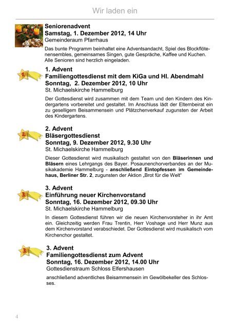 Evangelisch-Lutherische Kirchengemeinde Hammelburg Dezember ...