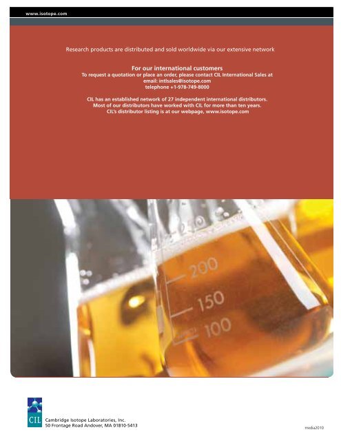 Stable isotope labeled Media products - Cambridge Isotope ...