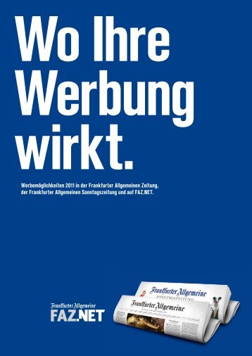 Wo Ihre Werbung wirkt - FAZ.net