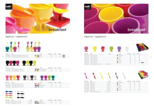 designs Product Catalogue 2012 (pdf K) - zak!designs Europe