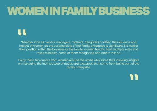 10 INSPIRATIONAL QUOTES FROM WOMEN IN FAMILY BUSINESS