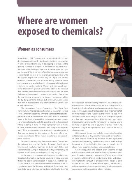 Women and Chemicals