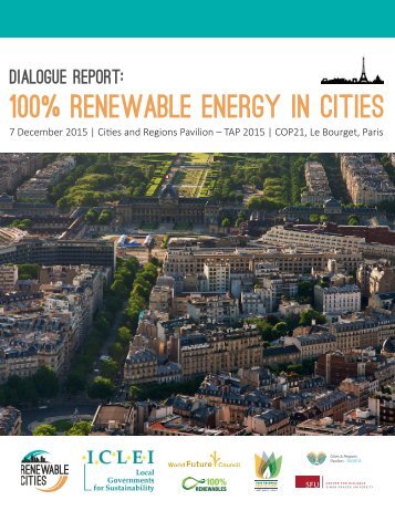 100% RENEWABLE ENERGY IN CITIES
