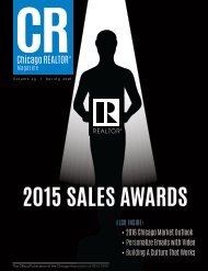 Spring 2016 CR Magazine - Sales Awards