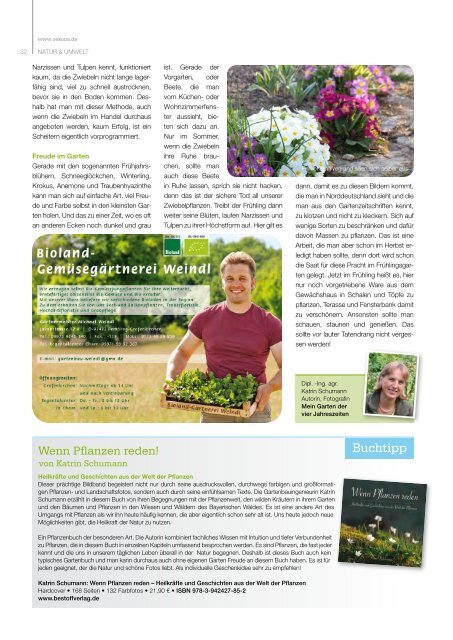 Ökona - das Magazin für natürliche Lebensart: Ausgabe Frühjahr 2016