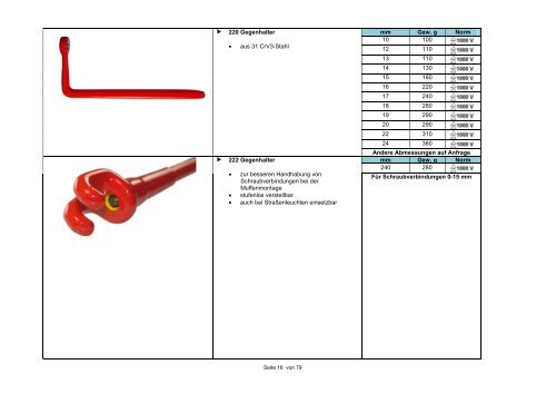 Laden Sie den Katalog von isolierten Werkzeugen - Geisoleerd ...