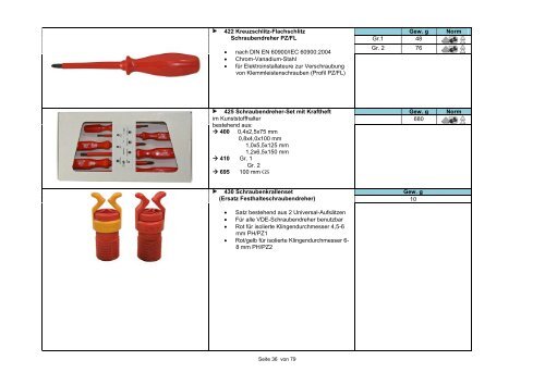 Laden Sie den Katalog von isolierten Werkzeugen - Geisoleerd ...