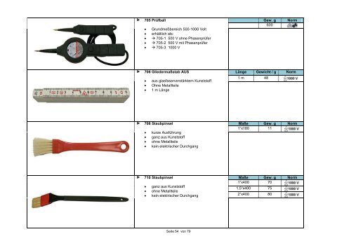 Laden Sie den Katalog von isolierten Werkzeugen - Geisoleerd ...