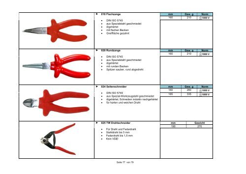 Laden Sie den Katalog von isolierten Werkzeugen - Geisoleerd ...