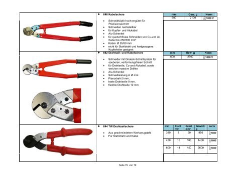 Laden Sie den Katalog von isolierten Werkzeugen - Geisoleerd ...