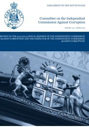 Committee on the Independent Commission Against Corruption
