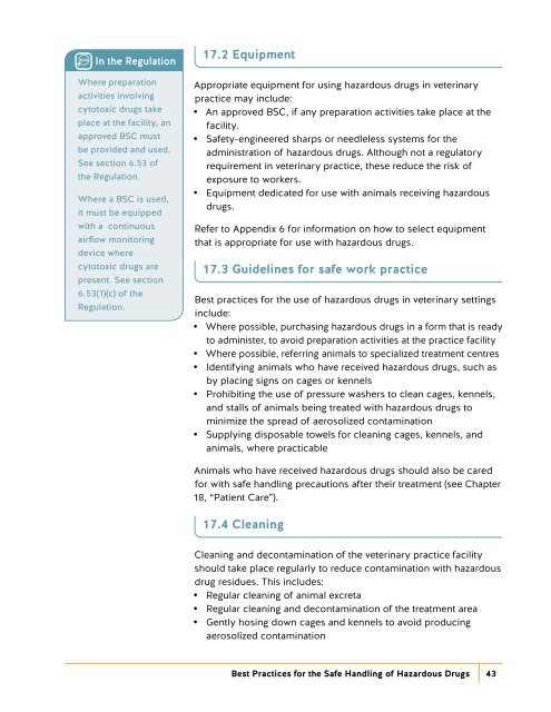 Safe Handling of Hazardous Drugs