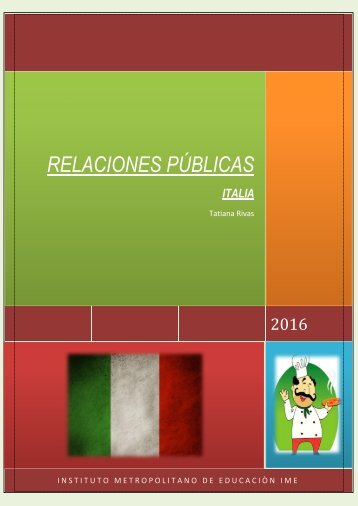 RELACIONES PUBLICAS-ITALIA