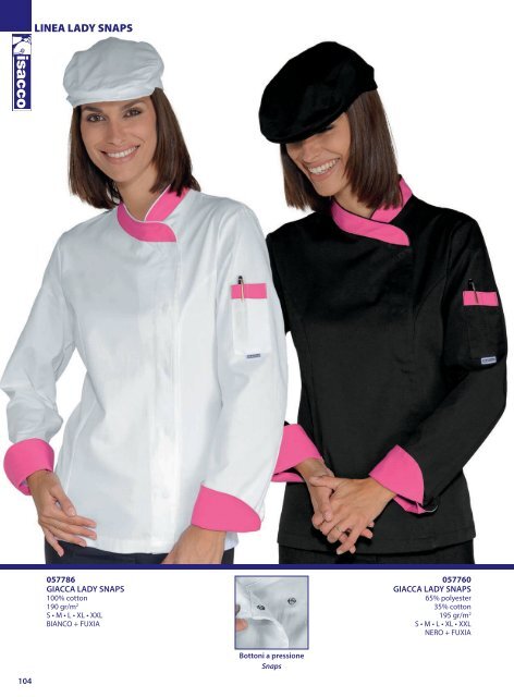 ISACCO - CATALOGO CHEF LINE