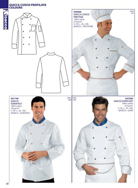 ISACCO - CATALOGO CHEF LINE