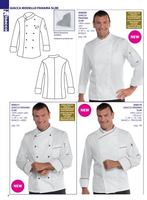 ISACCO - CATALOGO CHEF LINE