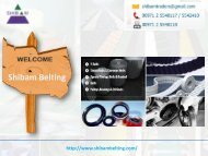 Shibam provides Gates Polyflex Belts in UAE