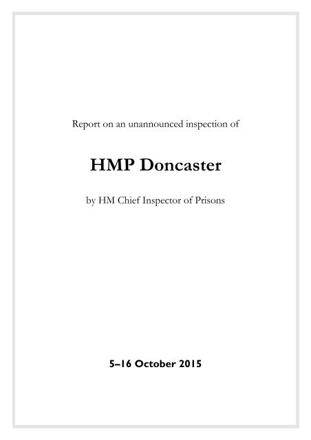 HMP Doncaster