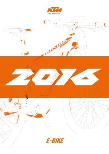 KTM eBike Katalog 2016