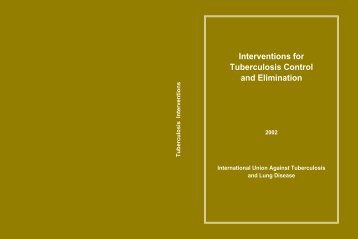 Interventions for Tuberculosis Control and Elimination 2002