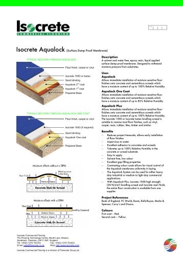 Flowcrete standard template - JH Lidstone