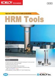High feed milling tool for better productivity - isotool
