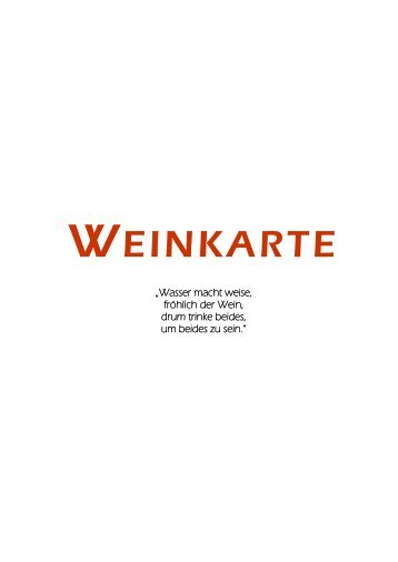 Weinkarte Bauernhof Lachen