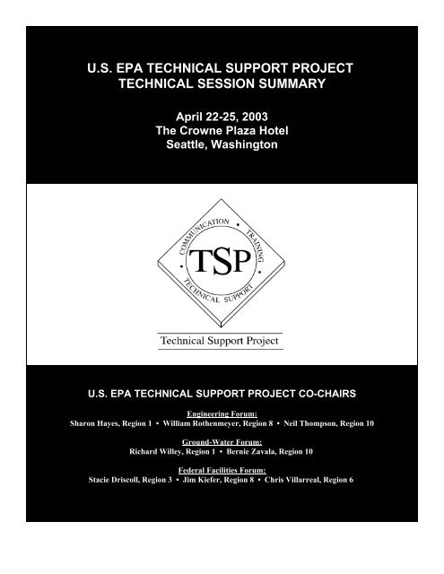 Technical Sessions - Environmental Management Support, Inc.