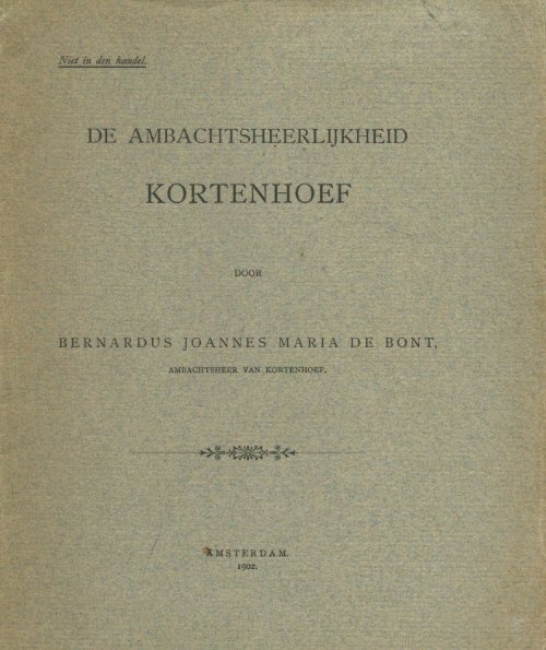 De Ambachtsheerlijkheid Kortenhoef