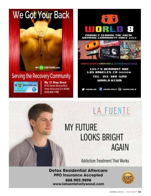 THE FIGHT SOCAL'S LGBTQ MONTHLY MAGAZINE MARCH 2016